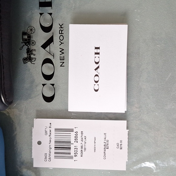 NWT NEW Coach Rider Belt Bag Leather - Picture 3 of 4